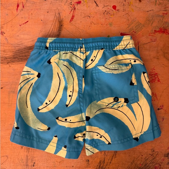Like new, 2T banana print Tea swim trunks - Picture 2 of 4